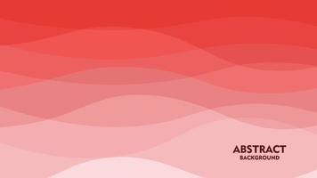 Abstract wavy red pink background vector