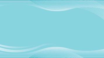 Teal green curve background vector