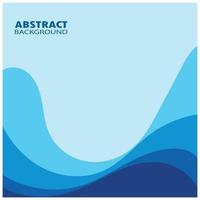 Abstract Water wave design background vector