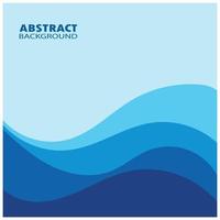 Abstract Water wave design background vector