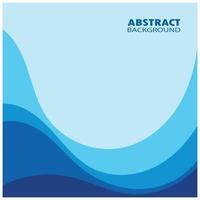 Abstract Water wave design background vector