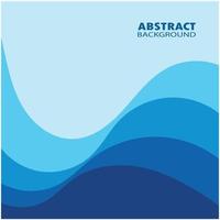 Abstract Water wave design background vector