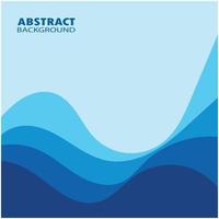 Abstract Water wave design background vector