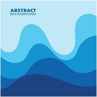 Abstract Water wave design background vector