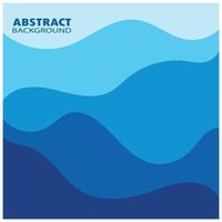 Abstract Water wave design background vector