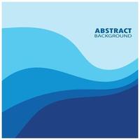 Abstract Water wave design background vector