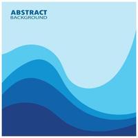 Abstract Water wave design background vector