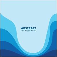 Abstract Water wave design background vector