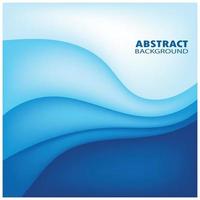 Abstract Water wave design background vector