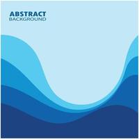 Abstract Water wave design background vector