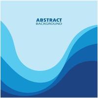 Abstract Water wave design background vector