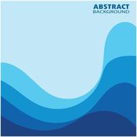 Abstract Water wave design background vector