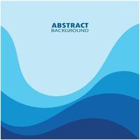 Abstract Water wave design background vector