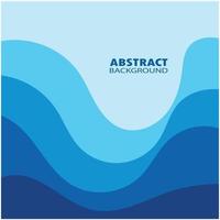 Abstract Water wave design background vector