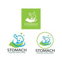 stomach care icon designs vector