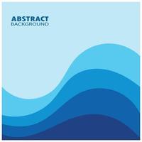 Abstract Water wave design background vector