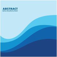 Abstract Water wave design background vector