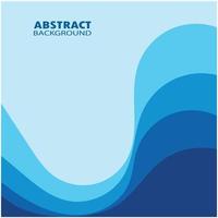 Abstract Water wave design background vector