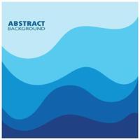 Abstract Water wave design background vector