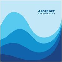 Abstract Water wave design background vector