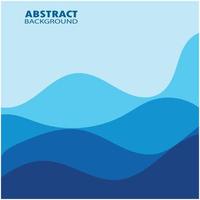 Abstract Water wave design background vector