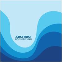 Abstract Water wave design background vector