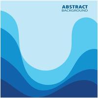 Abstract Water wave design background vector