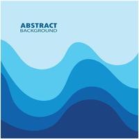 Abstract Water wave design background vector