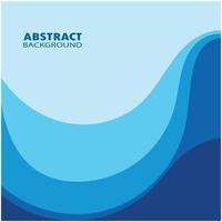 Abstract Water wave design background vector