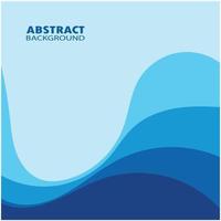 Abstract Water wave design background vector