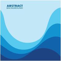 Abstract Water wave design background vector