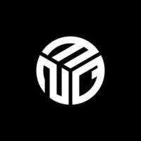 MNQ letter logo design on black background. MNQ creative initials letter logo concept. MNQ letter design. vector