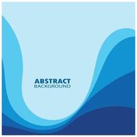 Abstract Water wave design background vector