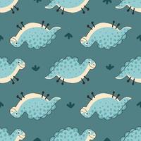 vector Dino boy pattern for shirt, backgraund