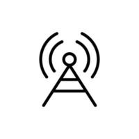 this is a signal tower icon vector