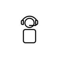 this is a customer service icon vector