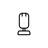 this is the microphone icon vector