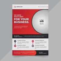Modern Corporate Business Flyer Free Vector Template