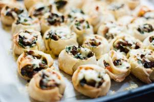 homemade healthy pastries on a white background photo