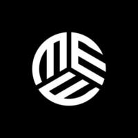 MEE letter logo design on black background. MEE creative initials letter logo concept. MEE letter design. vector