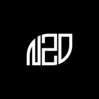 NZO letter design.NZO letter logo design on BLACK background. NZO creative initials letter logo concept. NZO letter design.NZO letter logo design on BLACK background. N vector