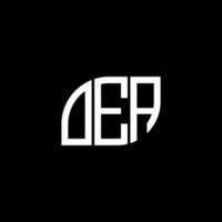 DEA letter design.DEA letter logo design on BLACK background. DEA creative initials letter logo concept. DEA letter design.DEA letter logo design on BLACK background. D vector
