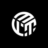 MFT letter logo design on black background. MFT creative initials letter logo concept. MFT letter design. vector