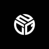 diseño de logotipo de letra ndq sobre fondo negro. concepto de logotipo de letra de iniciales creativas ndq. diseño de letras ndq. vector
