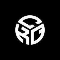 CKQ letter logo design on black background. CKQ creative initials letter logo concept. CKQ letter design. vector
