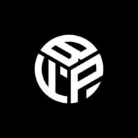 BFP letter logo design on black background. BFP creative initials letter logo concept. BFP letter design. vector