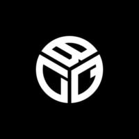 diseño de logotipo de letra bdq sobre fondo negro. concepto de logotipo de letra de iniciales creativas bdq. diseño de letras bdq. vector