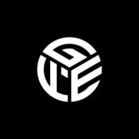 diseño de logotipo de letra gfe sobre fondo negro. concepto de logotipo de letra de iniciales creativas gfe. diseño de letras gfe. vector