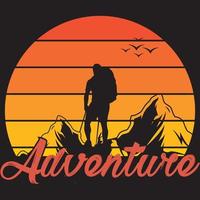 The Awsome Adventure Vector T-shirt Design file