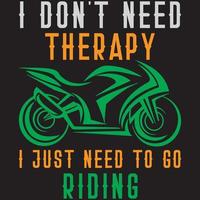 i Don't need therapy just need to go riding vector